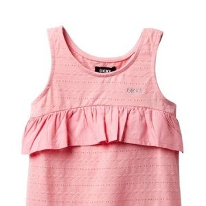 NWT DKNY Eyelet Ruffle Top